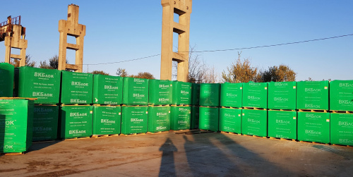 Пеноблоки стеновые ВКБлок 625х200х250, D500